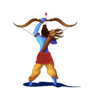 Dussehra card design