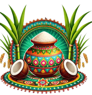Pongal card design